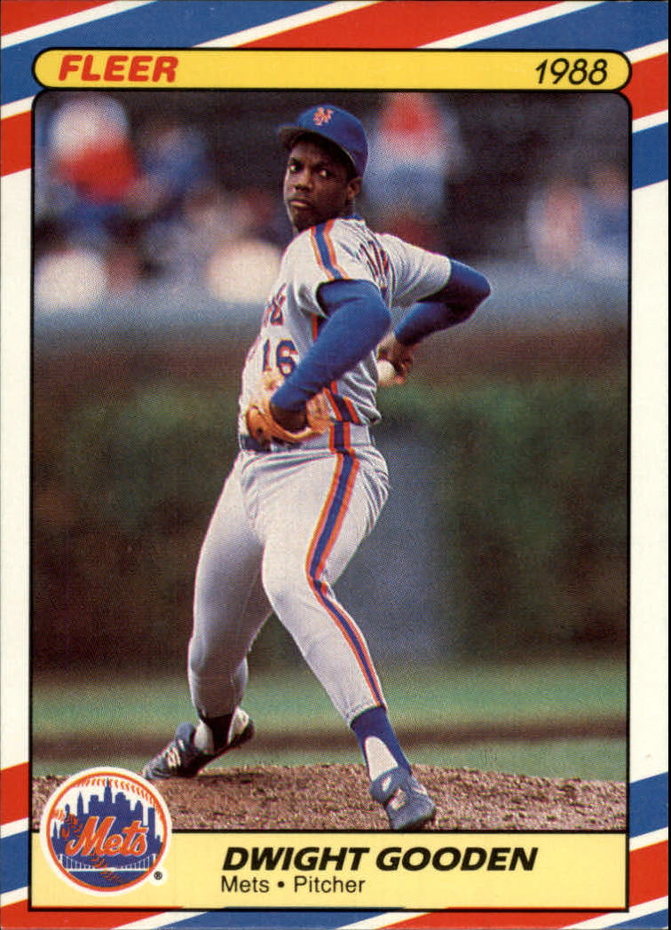 1988 Fleer Superstars Baseball Cards   014      Dwight Gooden